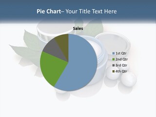 A Group Of Containers With Green Leaves On Top Of Them PowerPoint Template