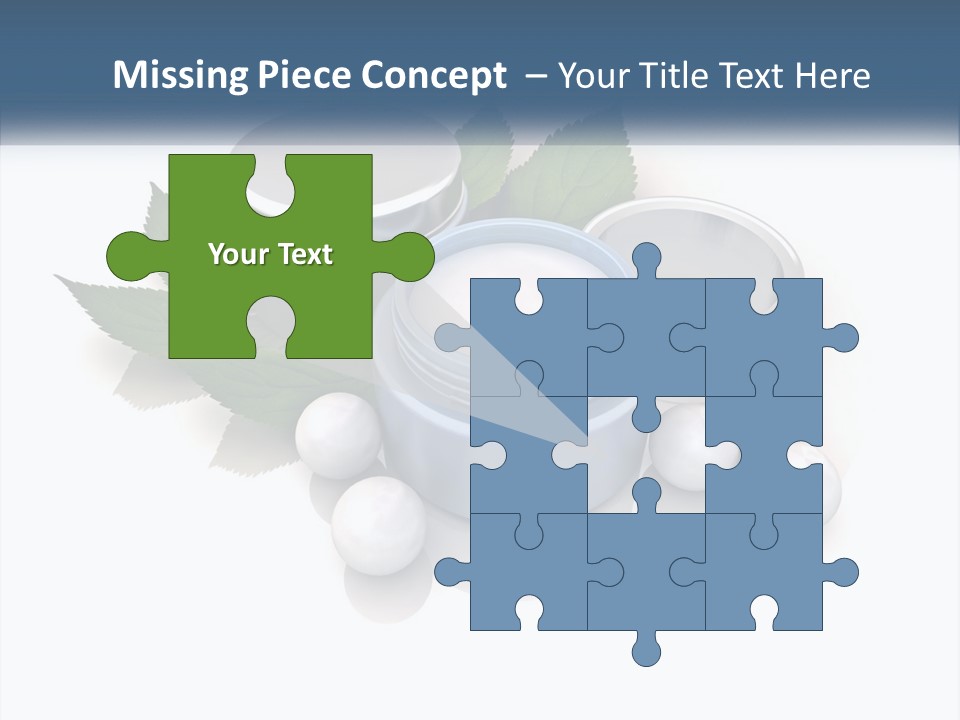 A Group Of Containers With Green Leaves On Top Of Them PowerPoint Template