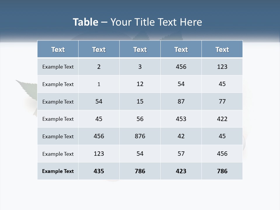 A Group Of Containers With Green Leaves On Top Of Them PowerPoint Template
