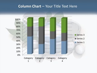 A Group Of Containers With Green Leaves On Top Of Them PowerPoint Template