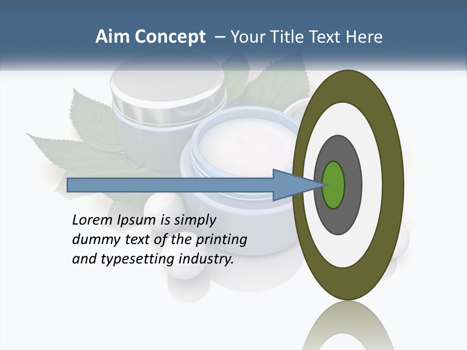 A Group Of Containers With Green Leaves On Top Of Them PowerPoint Template