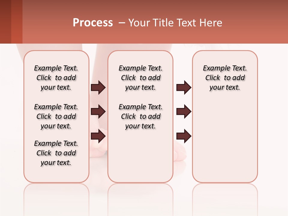 A Baby's Feet With A White Dress On PowerPoint Template