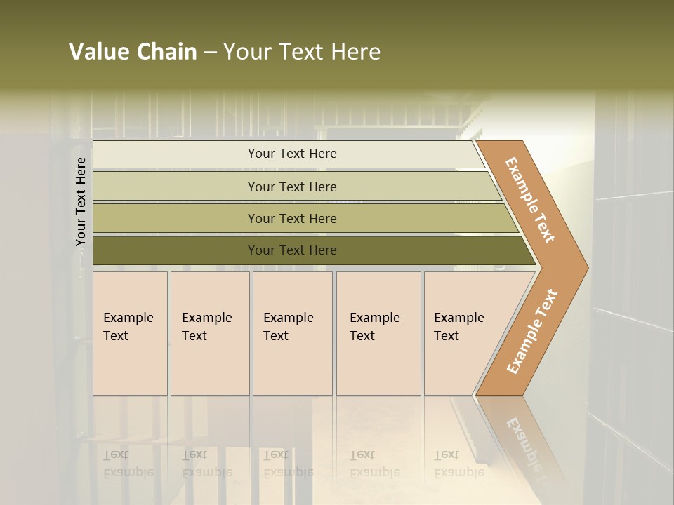 A Jail Cell With A Door Open And A Light On PowerPoint Template