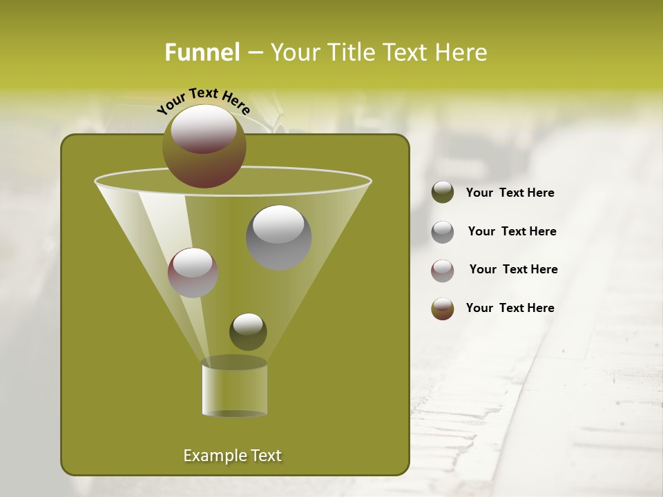 A Row Of Parked Cars On A City Street PowerPoint Template