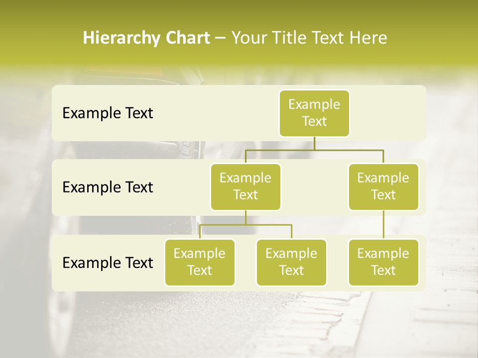 A Row Of Parked Cars On A City Street PowerPoint Template
