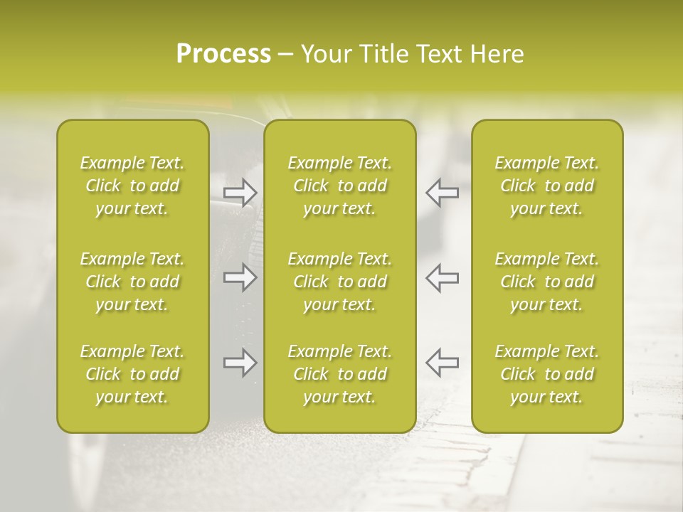 A Row Of Parked Cars On A City Street PowerPoint Template