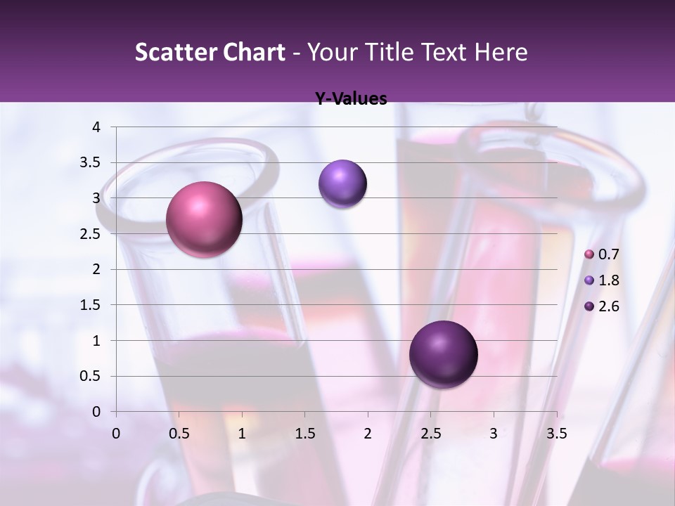 A Group Of Test Tubes Filled With Liquid PowerPoint Template