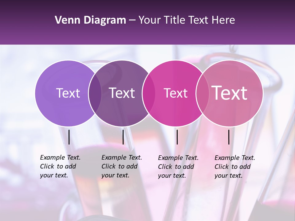 A Group Of Test Tubes Filled With Liquid PowerPoint Template