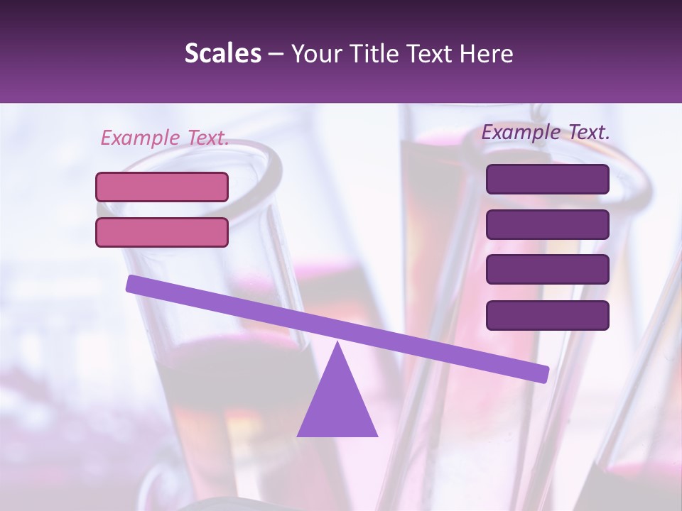 A Group Of Test Tubes Filled With Liquid PowerPoint Template