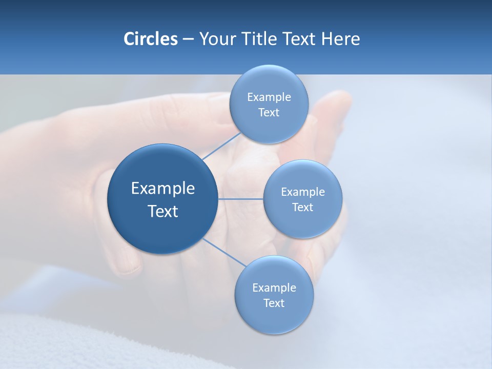 A Person Holding The Hand Of Another Person PowerPoint Template