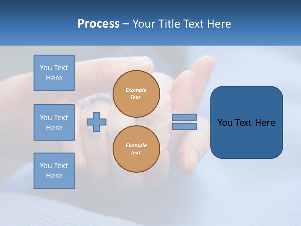 A Person Holding The Hand Of Another Person PowerPoint Template