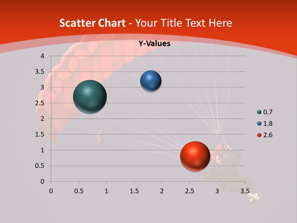 A Person Parasailing In The Air With A Blue Sky In The Background PowerPoint Template
