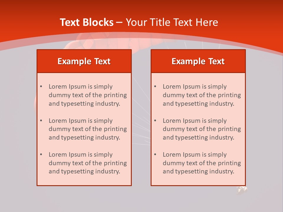 A Person Parasailing In The Air With A Blue Sky In The Background PowerPoint Template