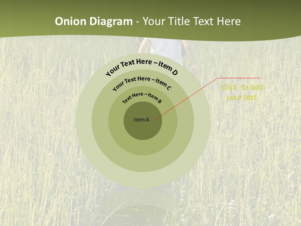 A Woman And A Child Walking Through A Field With A Dog PowerPoint Template