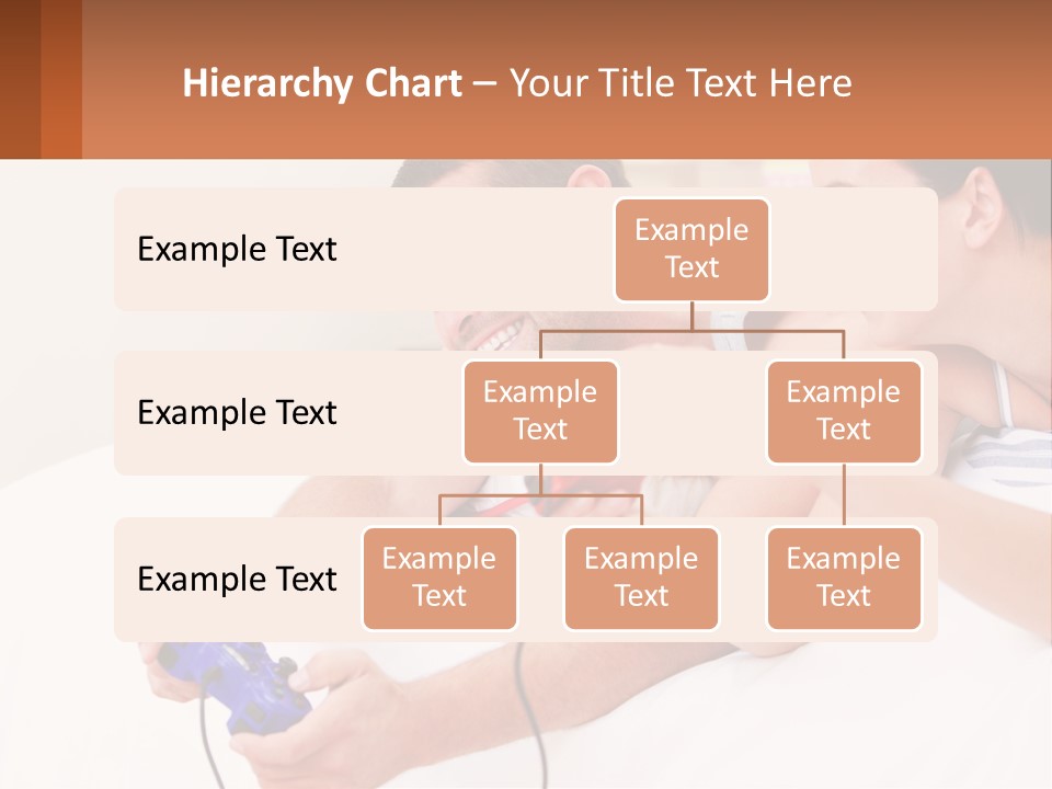 A Man And Woman Laying On A Bed With A Red Object PowerPoint Template