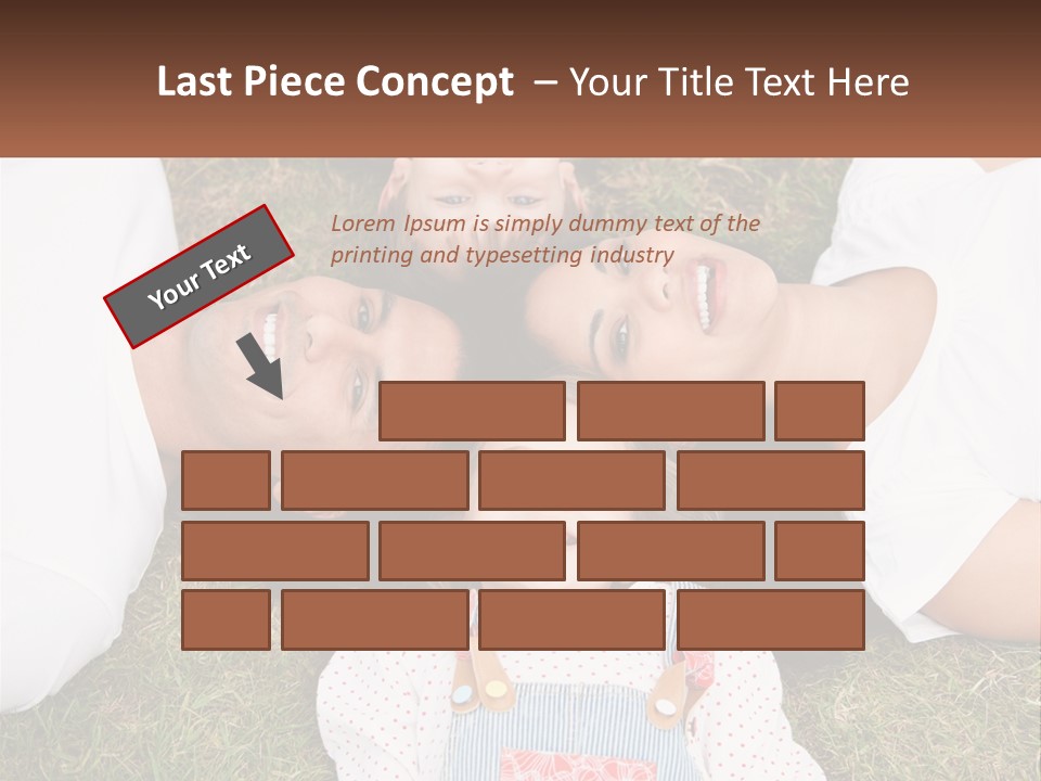 A Group Of People Laying On Top Of A Grass Covered Field PowerPoint Template