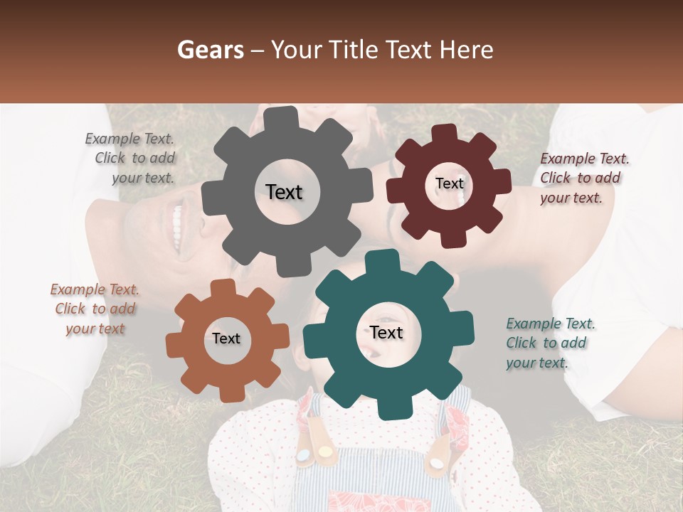 A Group Of People Laying On Top Of A Grass Covered Field PowerPoint Template