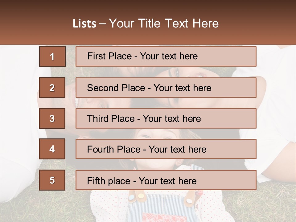 A Group Of People Laying On Top Of A Grass Covered Field PowerPoint Template