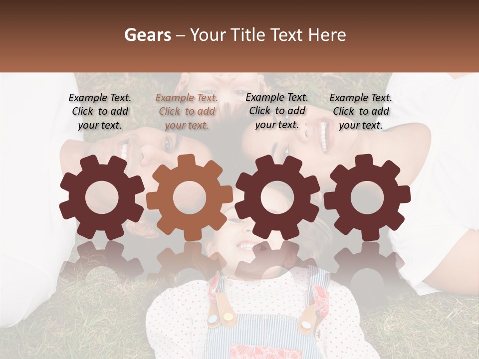 A Group Of People Laying On Top Of A Grass Covered Field PowerPoint Template