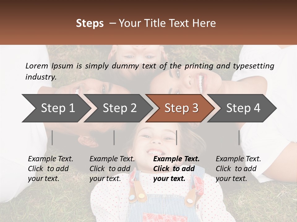 A Group Of People Laying On Top Of A Grass Covered Field PowerPoint Template