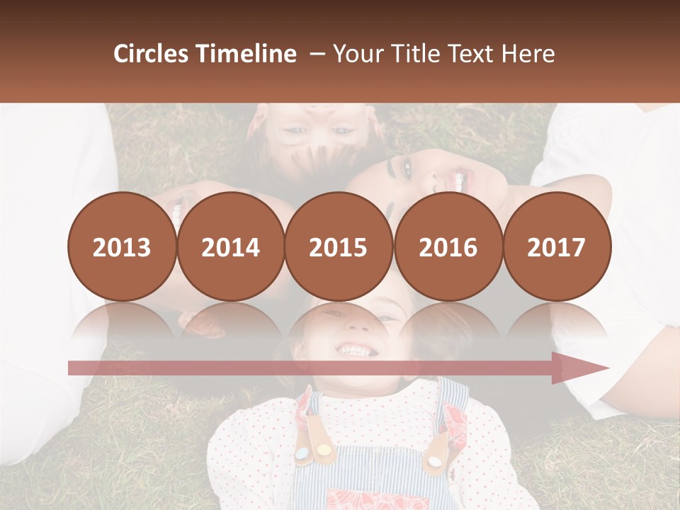 A Group Of People Laying On Top Of A Grass Covered Field PowerPoint Template