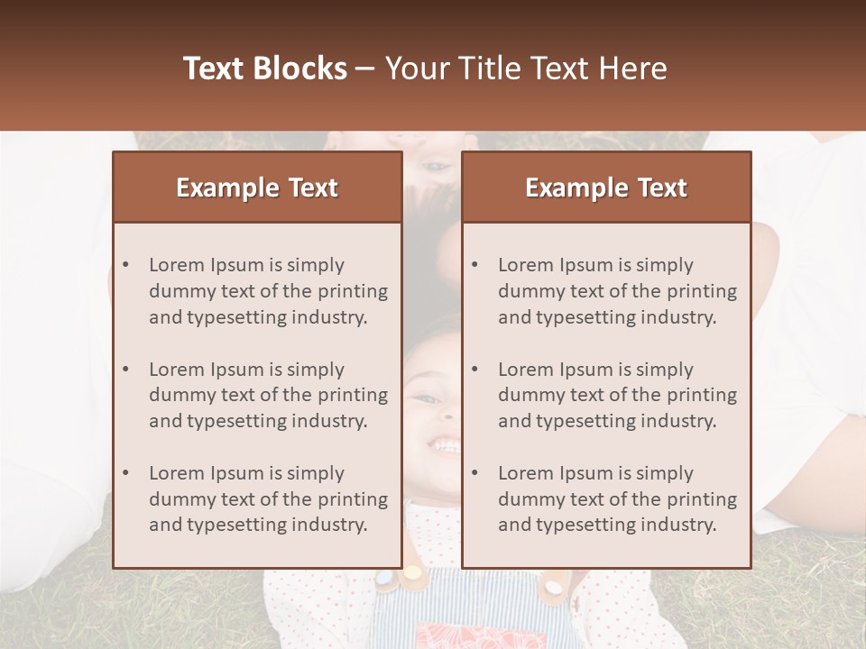 A Group Of People Laying On Top Of A Grass Covered Field PowerPoint Template