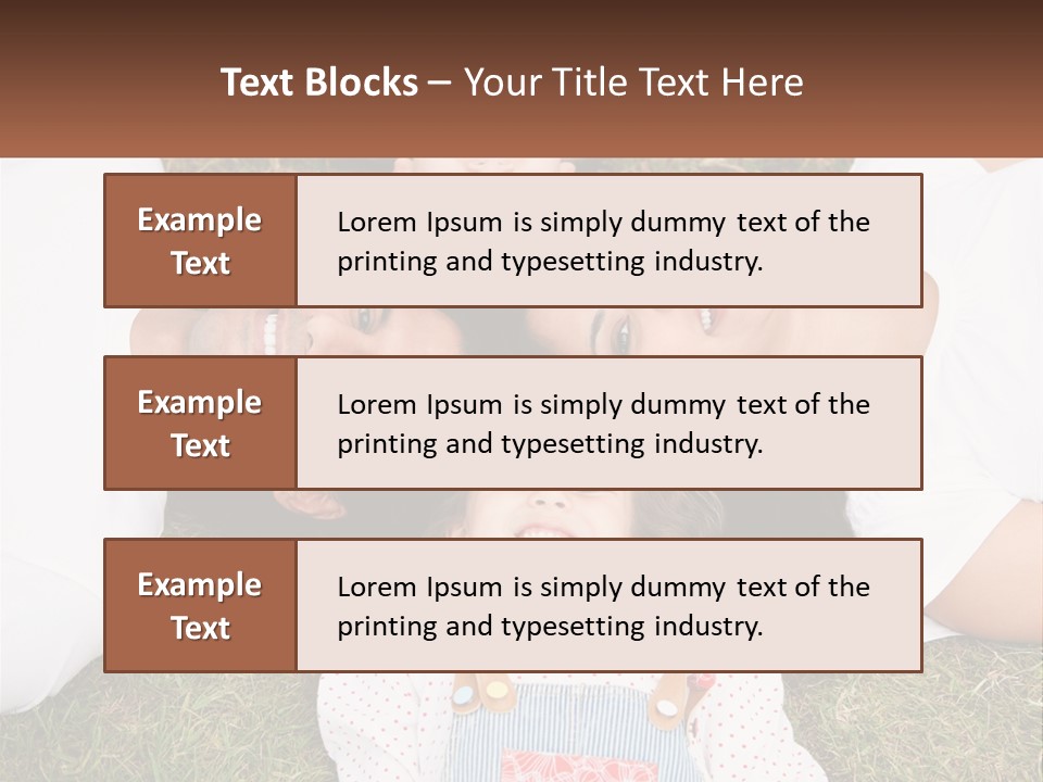 A Group Of People Laying On Top Of A Grass Covered Field PowerPoint Template