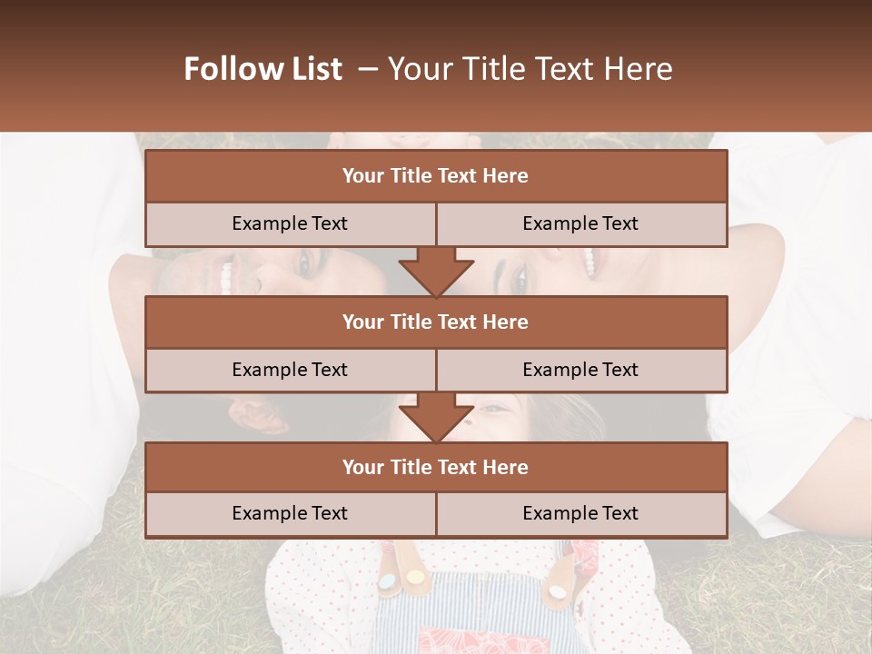 A Group Of People Laying On Top Of A Grass Covered Field PowerPoint Template