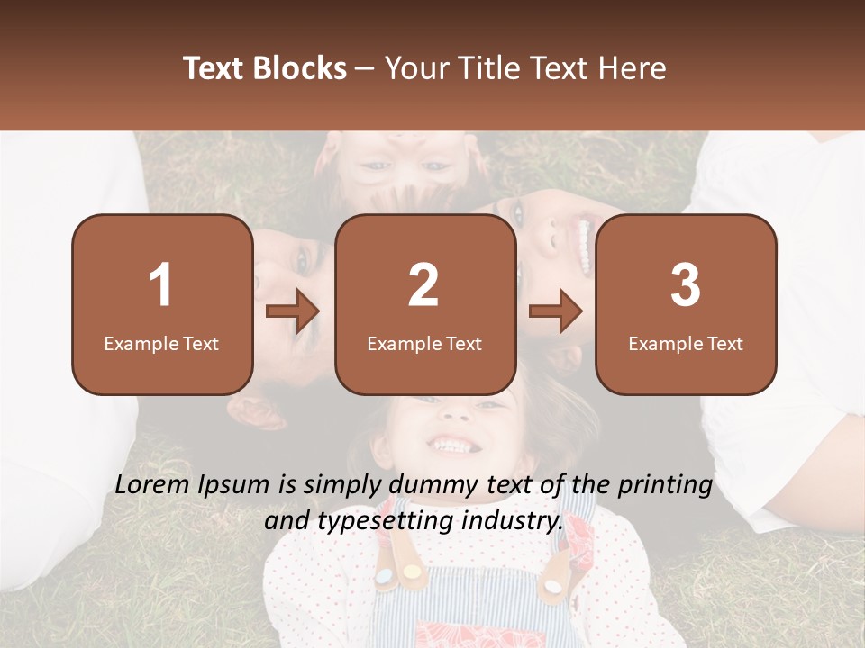 A Group Of People Laying On Top Of A Grass Covered Field PowerPoint Template
