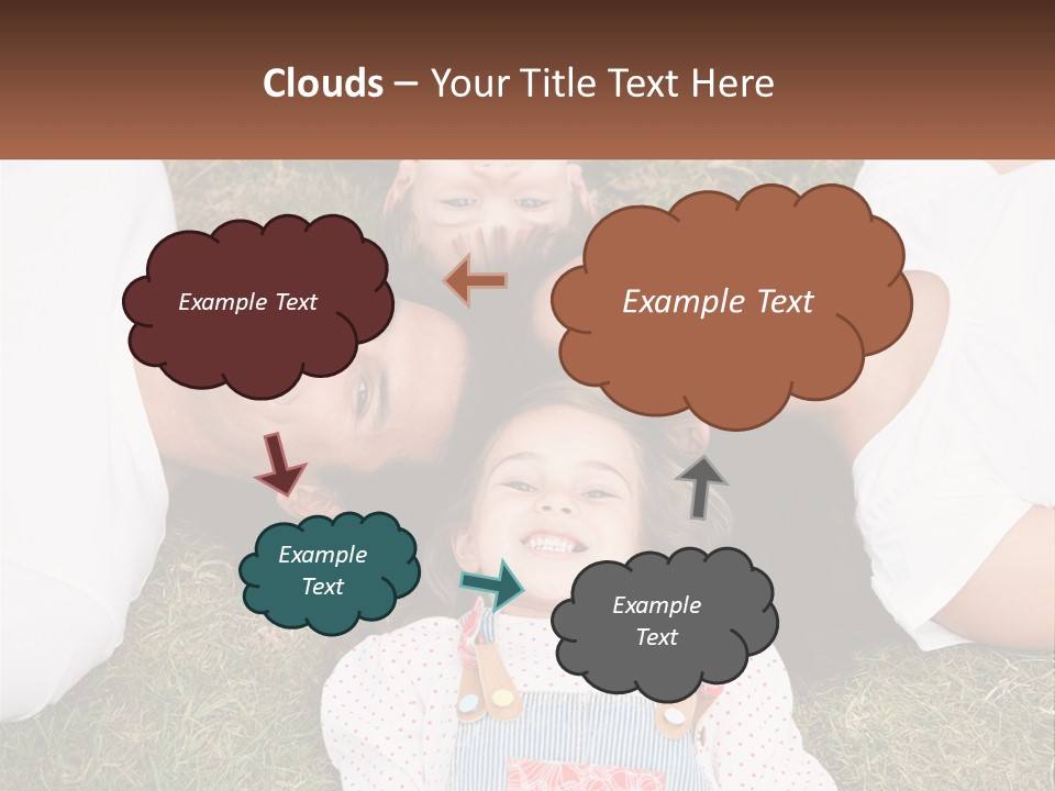 A Group Of People Laying On Top Of A Grass Covered Field PowerPoint Template