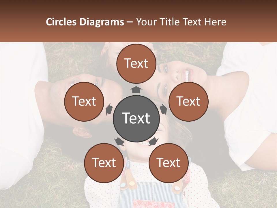 A Group Of People Laying On Top Of A Grass Covered Field PowerPoint Template