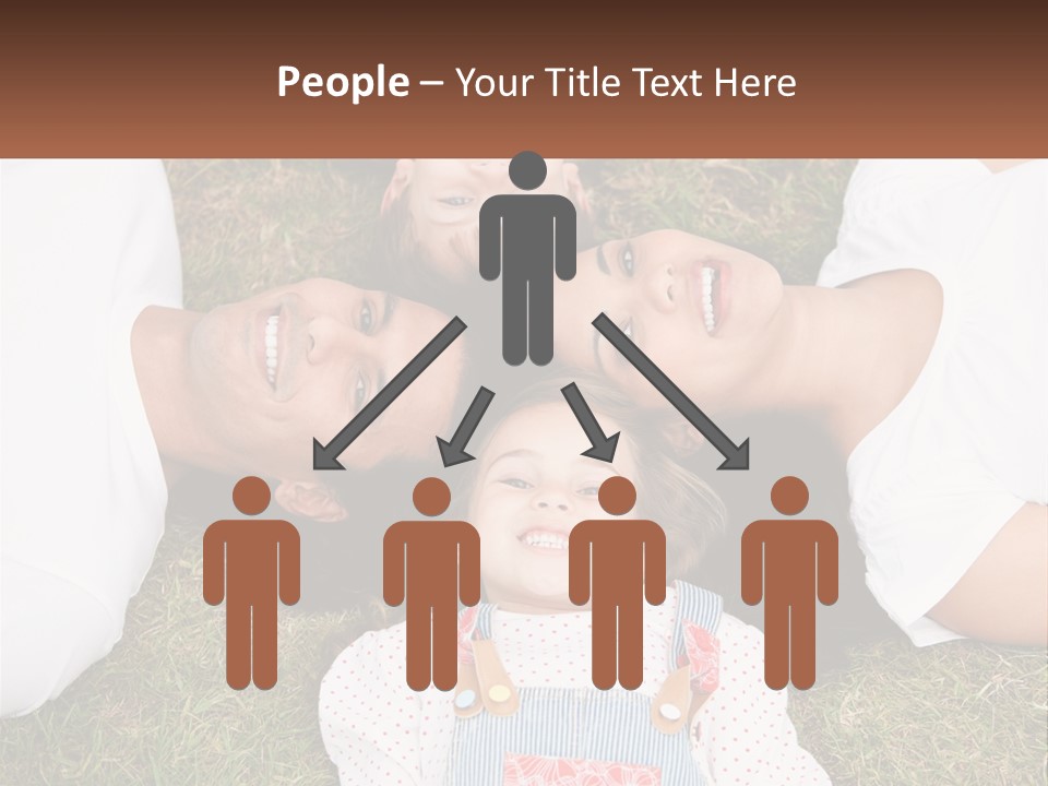 A Group Of People Laying On Top Of A Grass Covered Field PowerPoint Template