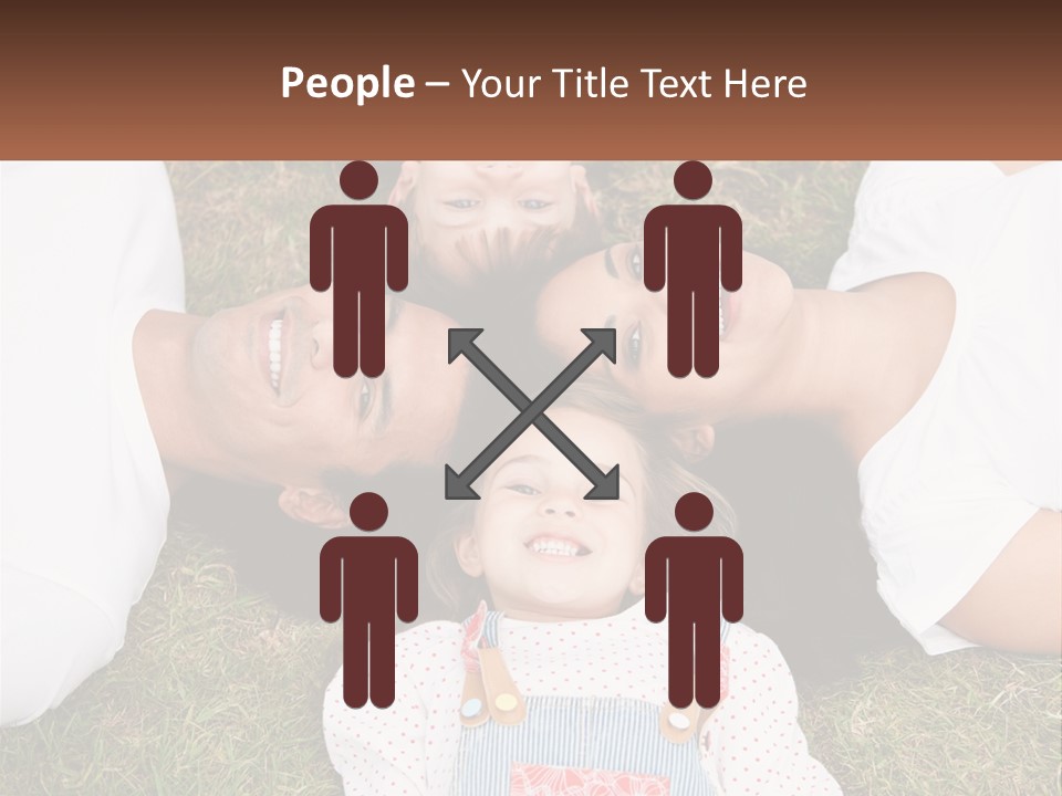 A Group Of People Laying On Top Of A Grass Covered Field PowerPoint Template