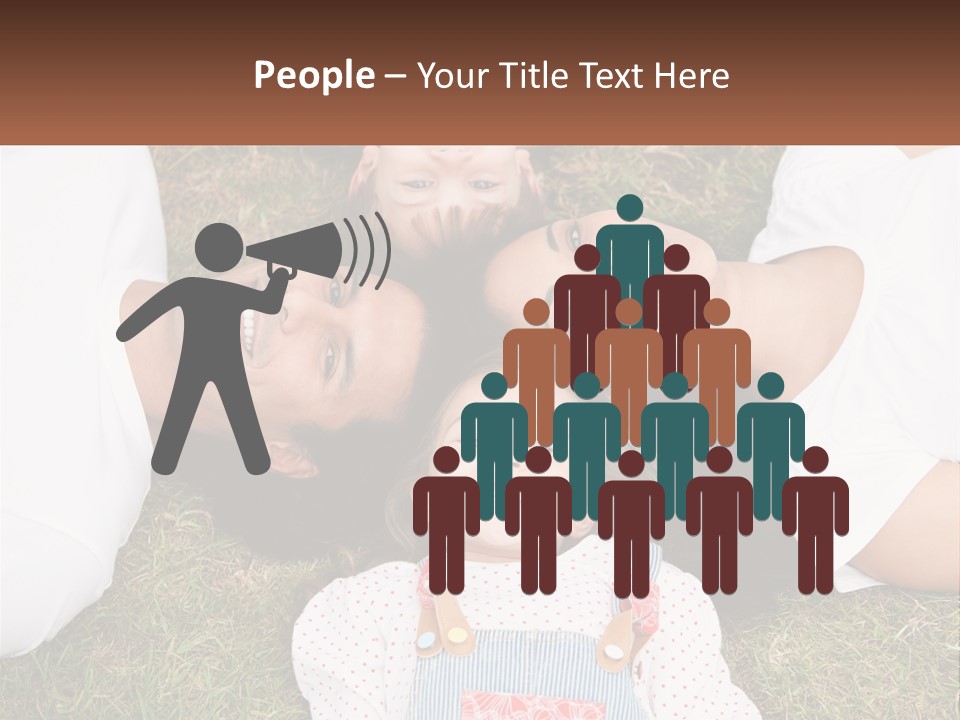 A Group Of People Laying On Top Of A Grass Covered Field PowerPoint Template