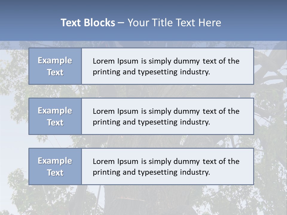 A Man Is Climbing Up A Tree With A Harness PowerPoint Template