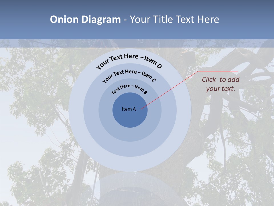A Man Is Climbing Up A Tree With A Harness PowerPoint Template