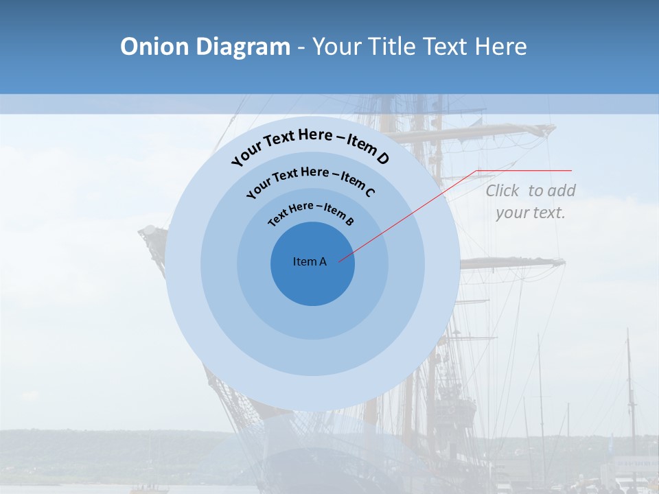A Boat Is Docked In The Water Next To A Dock PowerPoint Template