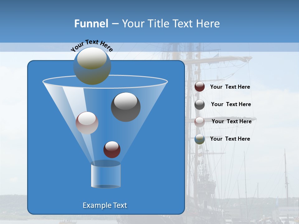 A Boat Is Docked In The Water Next To A Dock PowerPoint Template
