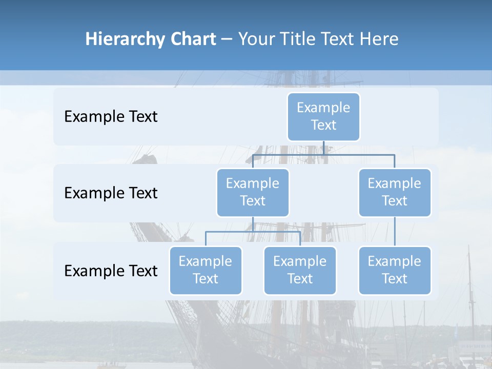 A Boat Is Docked In The Water Next To A Dock PowerPoint Template