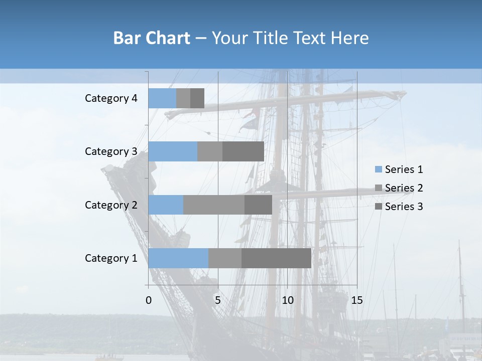 A Boat Is Docked In The Water Next To A Dock PowerPoint Template
