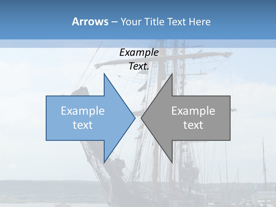 A Boat Is Docked In The Water Next To A Dock PowerPoint Template