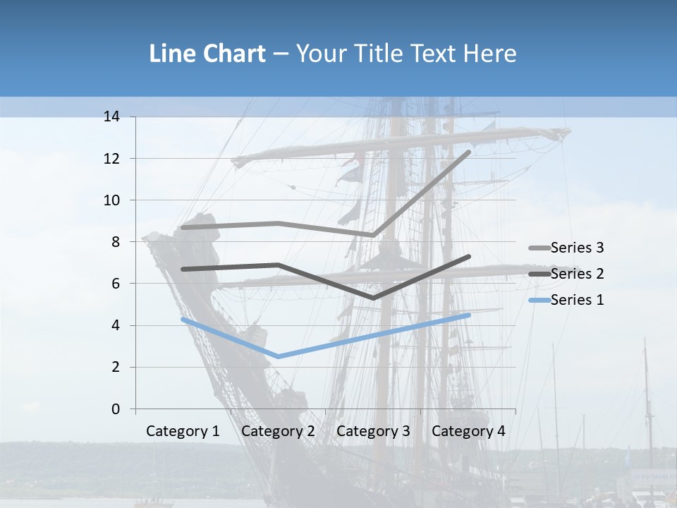 A Boat Is Docked In The Water Next To A Dock PowerPoint Template