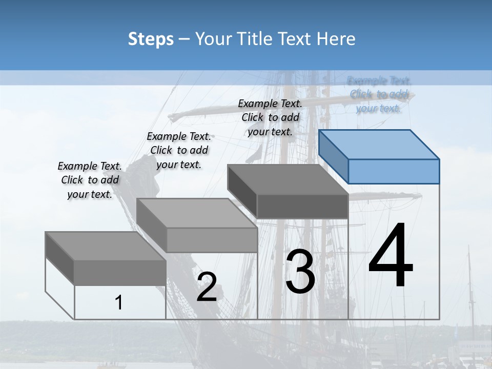A Boat Is Docked In The Water Next To A Dock PowerPoint Template
