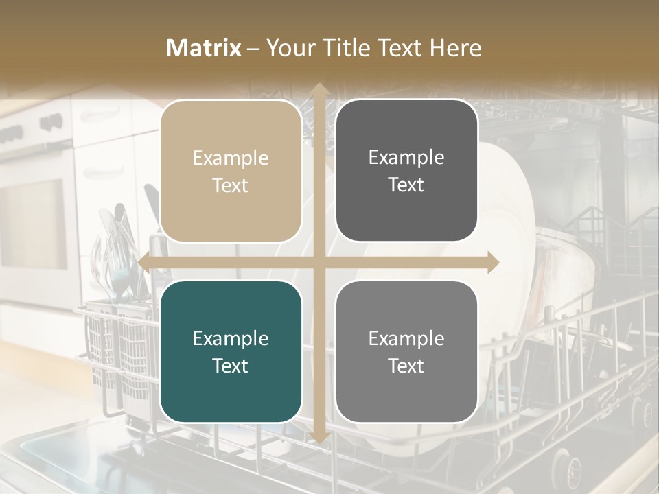 A Person Loading Dishes From A Dishwasher PowerPoint Template