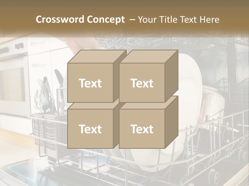 A Person Loading Dishes From A Dishwasher PowerPoint Template