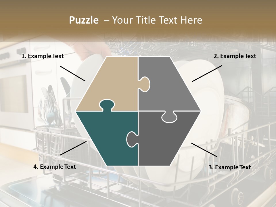A Person Loading Dishes From A Dishwasher PowerPoint Template
