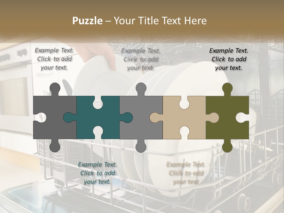 A Person Loading Dishes From A Dishwasher PowerPoint Template
