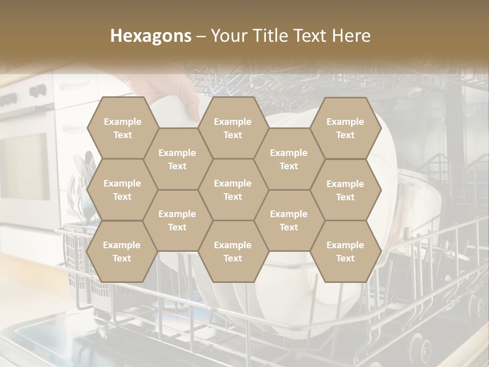 A Person Loading Dishes From A Dishwasher PowerPoint Template