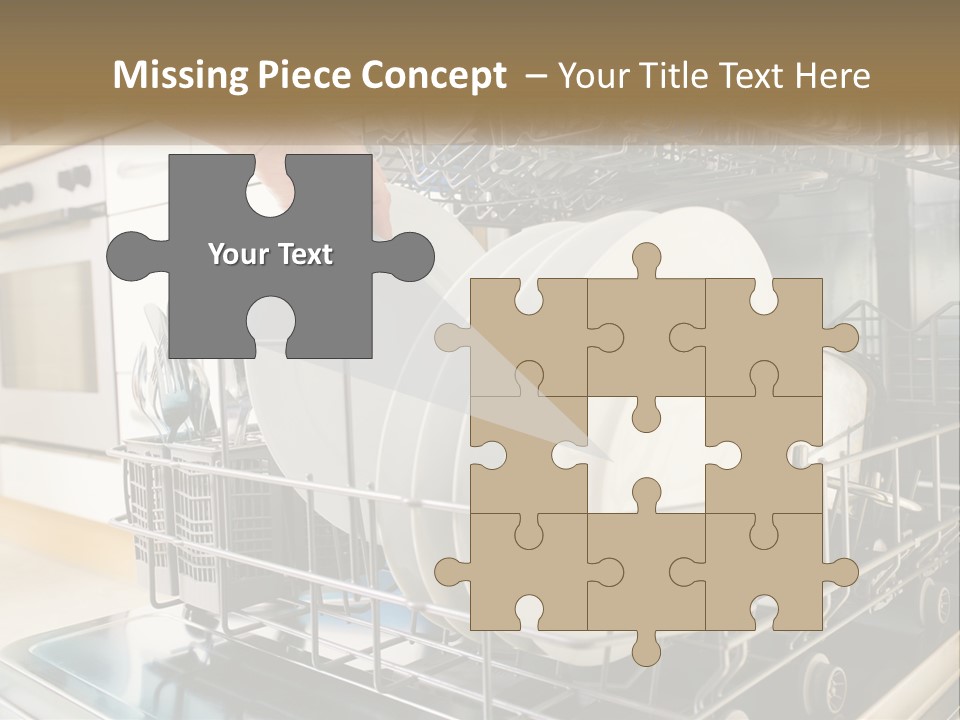 A Person Loading Dishes From A Dishwasher PowerPoint Template