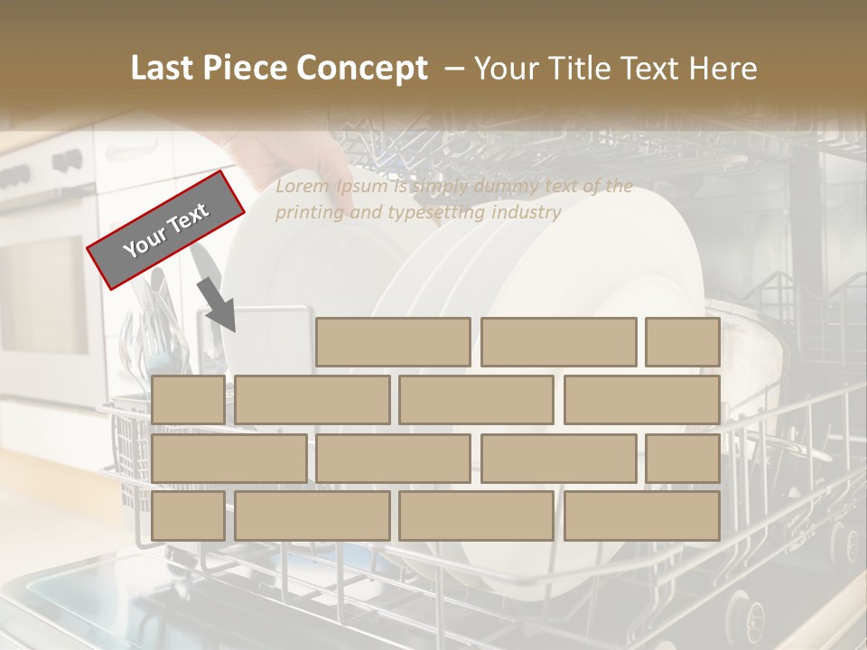 A Person Loading Dishes From A Dishwasher PowerPoint Template